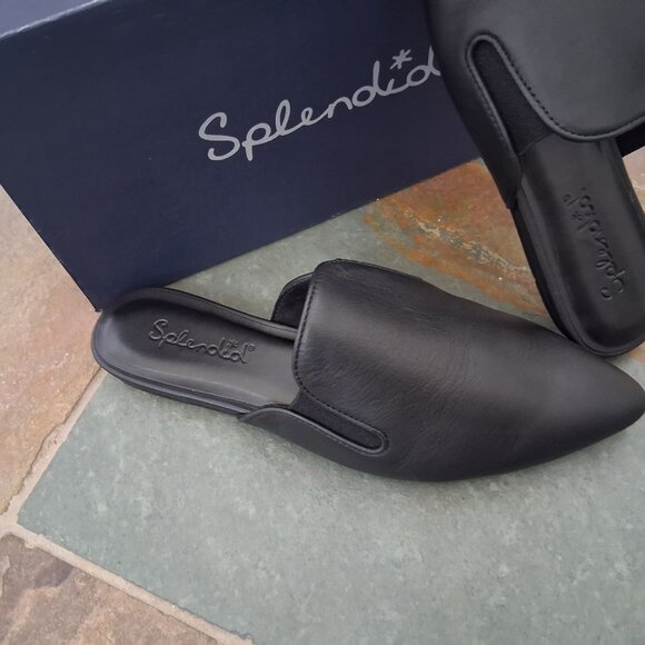 Splendid Black Leather Mule - Picture 3 of 9